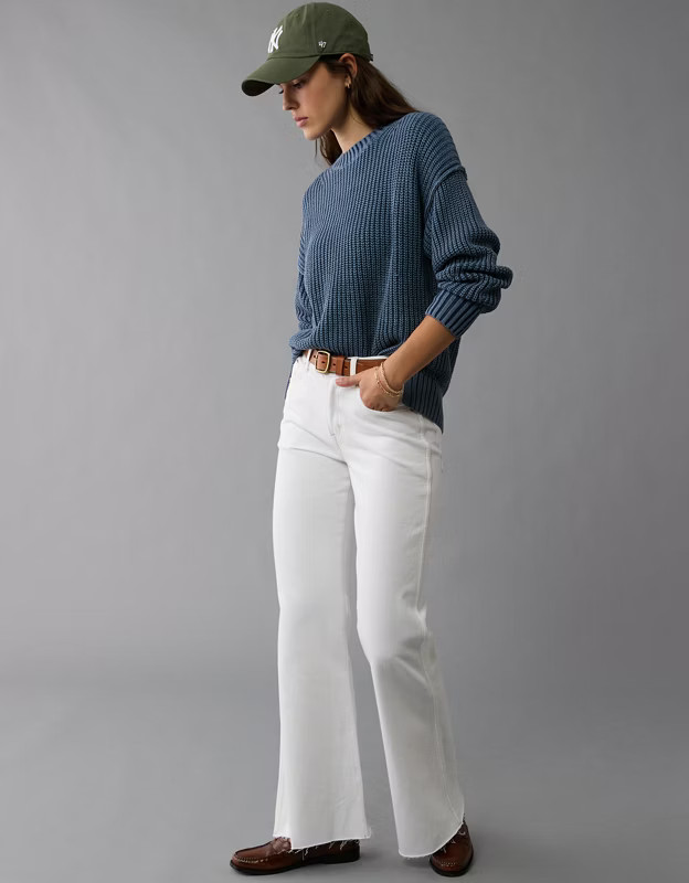 AE Acid Wash Long Weekend Sweater | American Eagle Outfitters (US & CA)