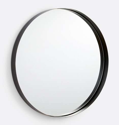 Deep Frame Round Metal Mirror | Rejuvenation