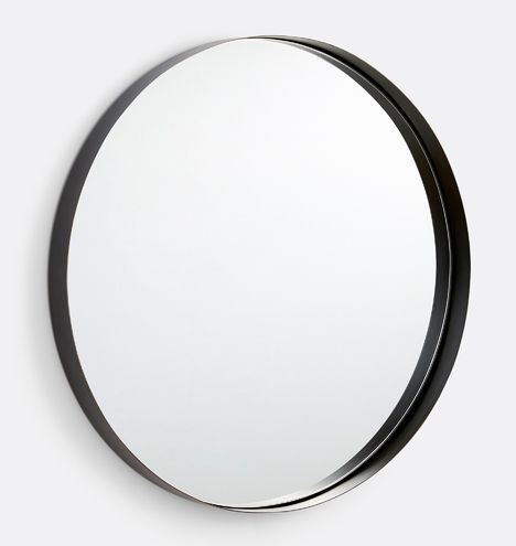 Deep Frame Round Metal Mirror | Rejuvenation