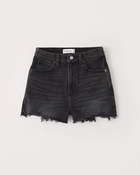 Curve Love Ultra High Rise Mom Shorts | Abercrombie & Fitch US & UK