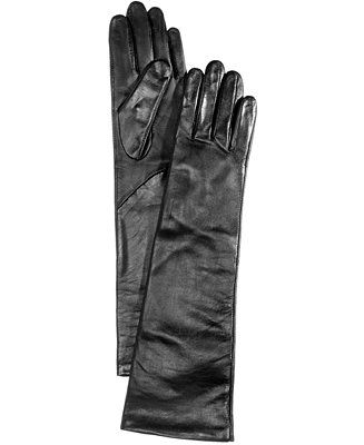 Long Leather Tech Gloves, Created for Macy's | Macys (US)