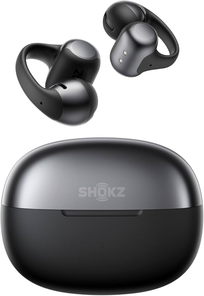 SHOKZ OpenDots ONE - Open-Ear Headphones - Wireless Bluetooth Earbuds with Microphone - Secure, L... | Amazon (US)