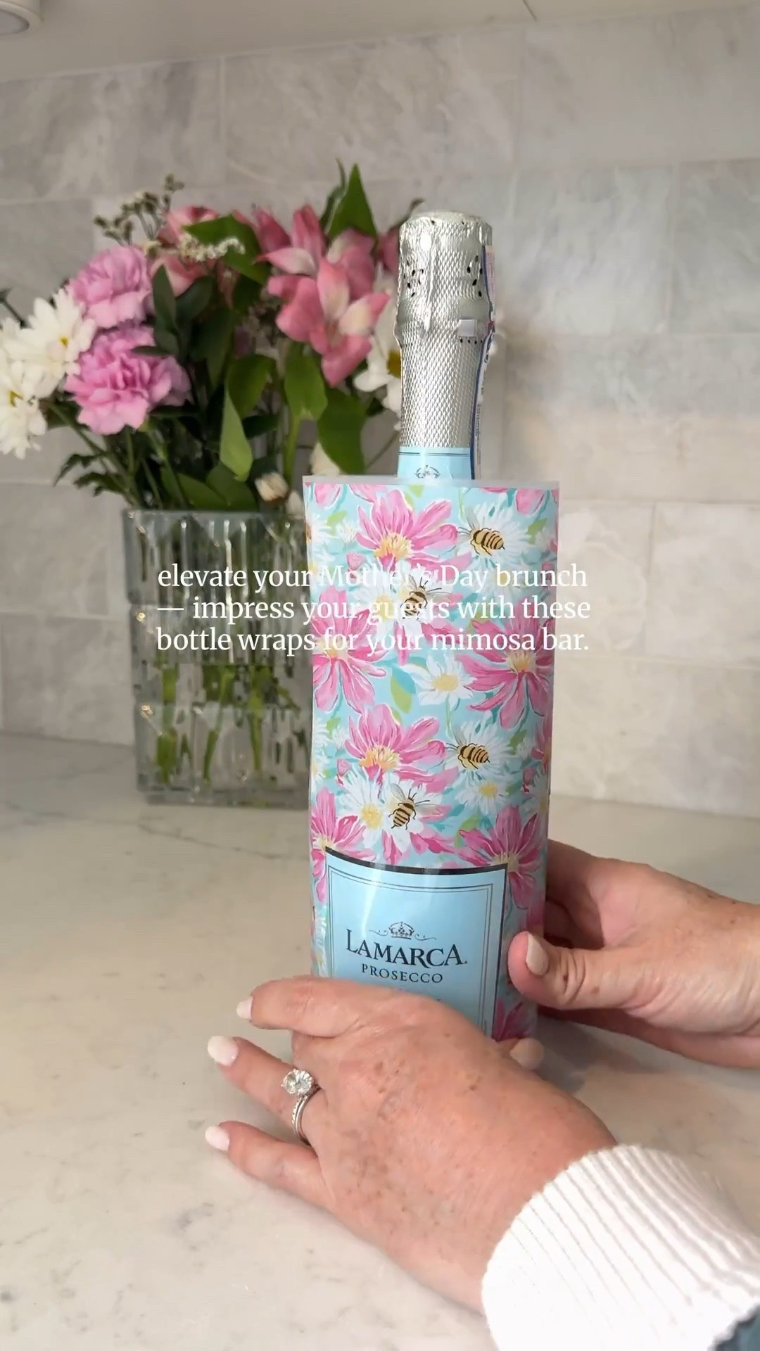 Chic Champagne Bottle Wraps✨
Pop the bubbly—your bottles deserve a glow-up! Turn every sip into a statement this Mother’s Day with these chic champagne & prosecco wraps. Effortless to use, impossible to ignore—perfect for gifting, brunch tables, and the prettiest mimosa bars. 💐 TIP: make sure to select the correct compatible wrap and start from the bottom, working your way up slowly with your hairdryer or heat gun.

#LTKMothersDay #LTKHome #LTKfoodie