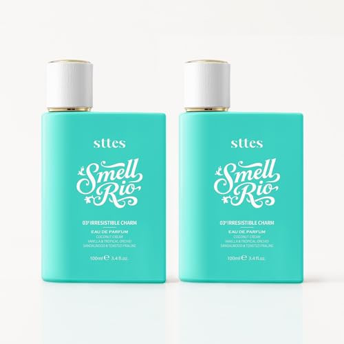 Sttes Perfume 03# (Irresistible Charm) –2 Packs Eau de Parfum 2 * 100ml (3.4 fl oz) – Coconut Cream, Vanilla, Toasted Praline | Amazon (US)