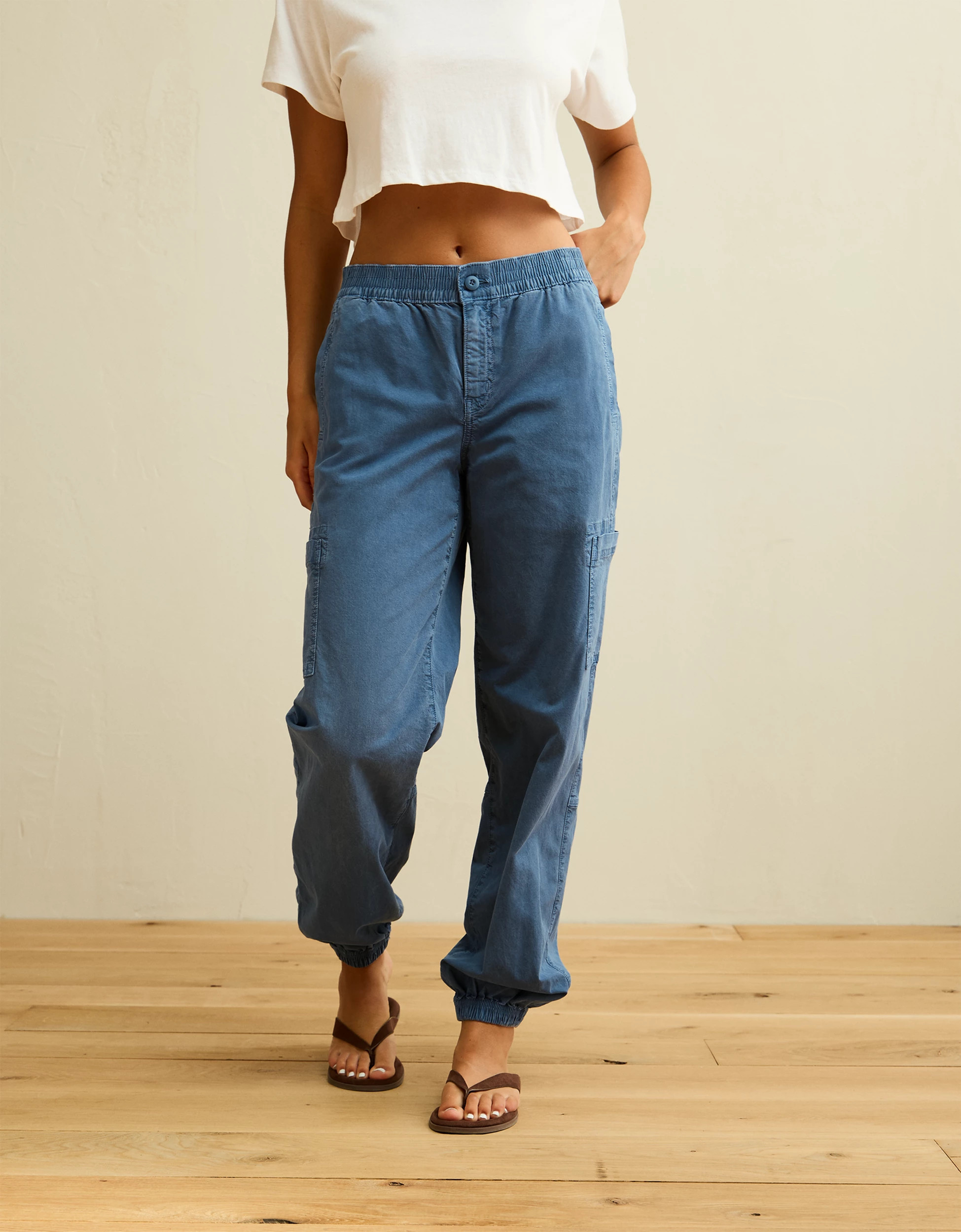 AE Stretch High-Waisted Baggy Jogger | American Eagle Outfitters (US & CA)