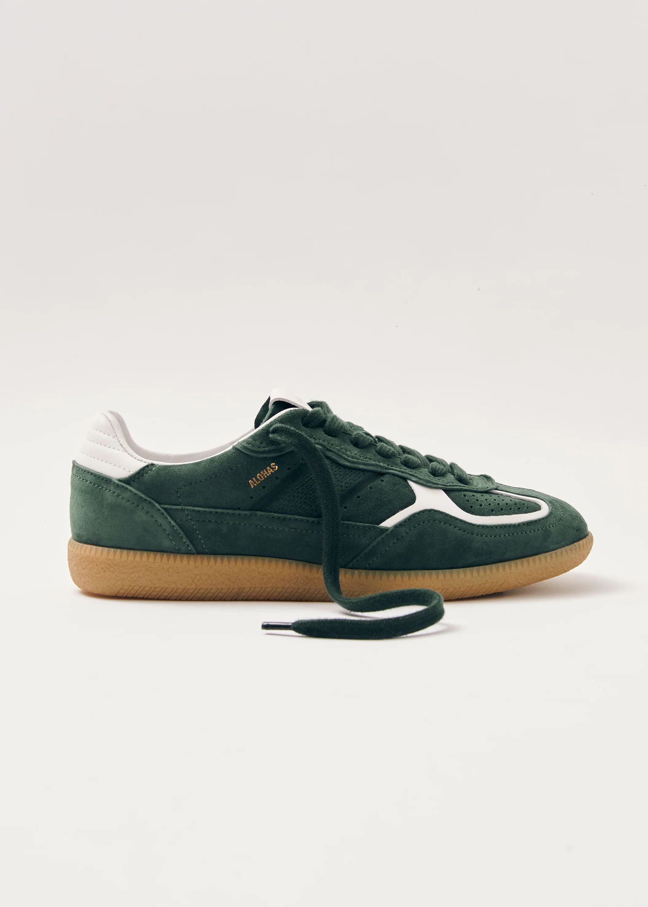 Tb.490 Rife Forest Green Leather Sneakers | ALOHAS | Alohas US