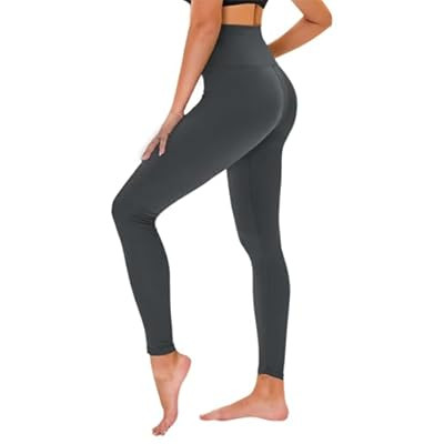 High Waisted Leggings for Women - No See Through Tummy Control Cycling Workout Yoga P… | Amazon (US)