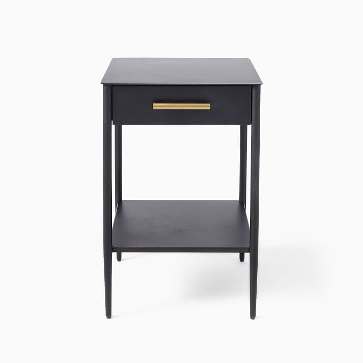 Metalwork Nightstand - Marble Top | West Elm | West Elm (US)