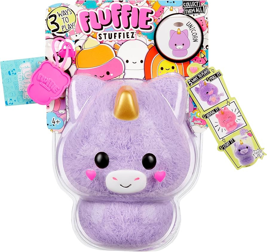 Fluffie Stuffiez Unicorn Small Collectible Feature Plush - Surprise Reveal Unboxing with Huggable... | Amazon (US)
