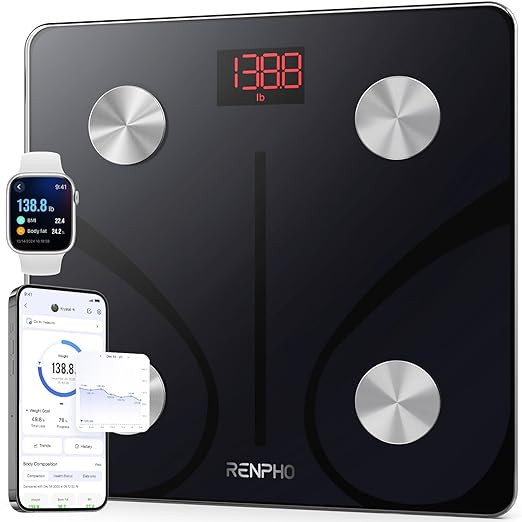 RENPHO Smart Scale for Body Weight, FSA&HSA Eligible, Bathroom Digital Scale with BMI, Body Fat, ... | Amazon (US)