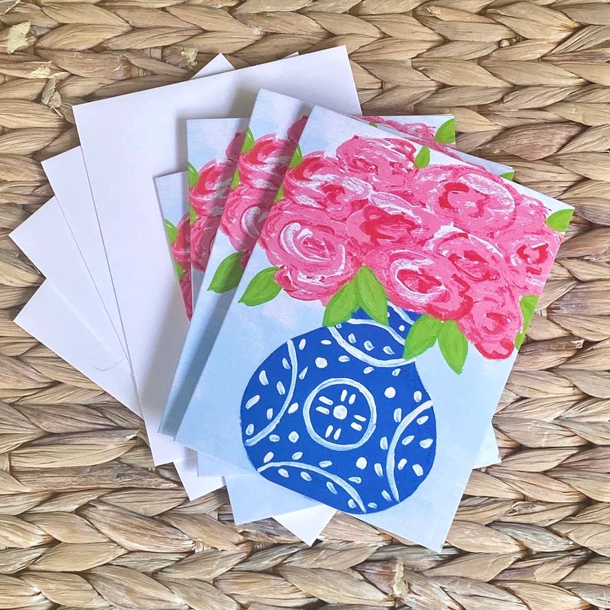 Mixed Floral Notecard Set | Lemondaisy Design | Lemondaisy Design