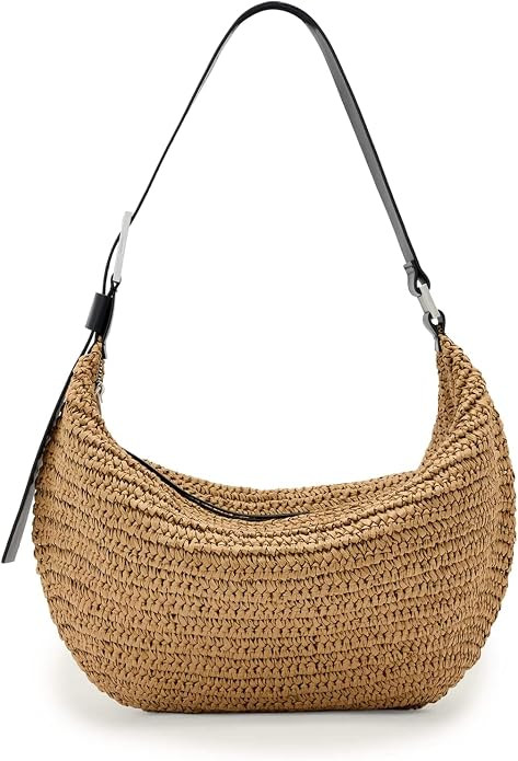 AllSaints Women's Luna Paper Shldr Biscuit Brown One Size | Amazon (US)