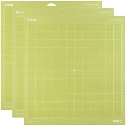Cricut StandardGrip Machine Mats 12in x 12in, Reusable Cutting Mats for Crafts with Protective Fi... | Amazon (US)