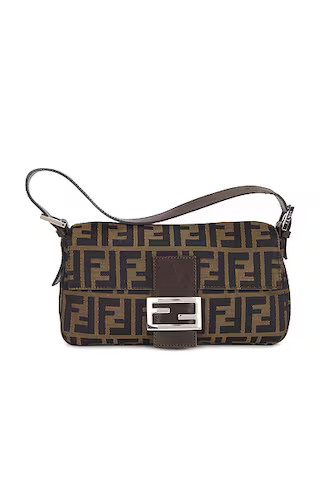Fendi Zucca Baguette Shoulder Bag | FWRD 