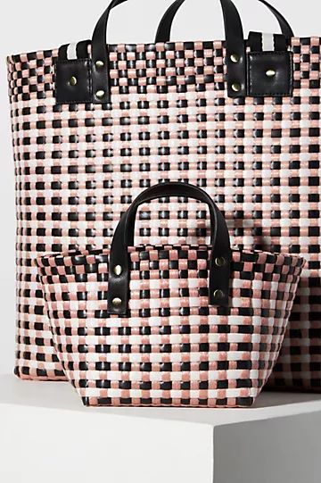 Woven Tote With Mini Bag | Anthropologie (US)