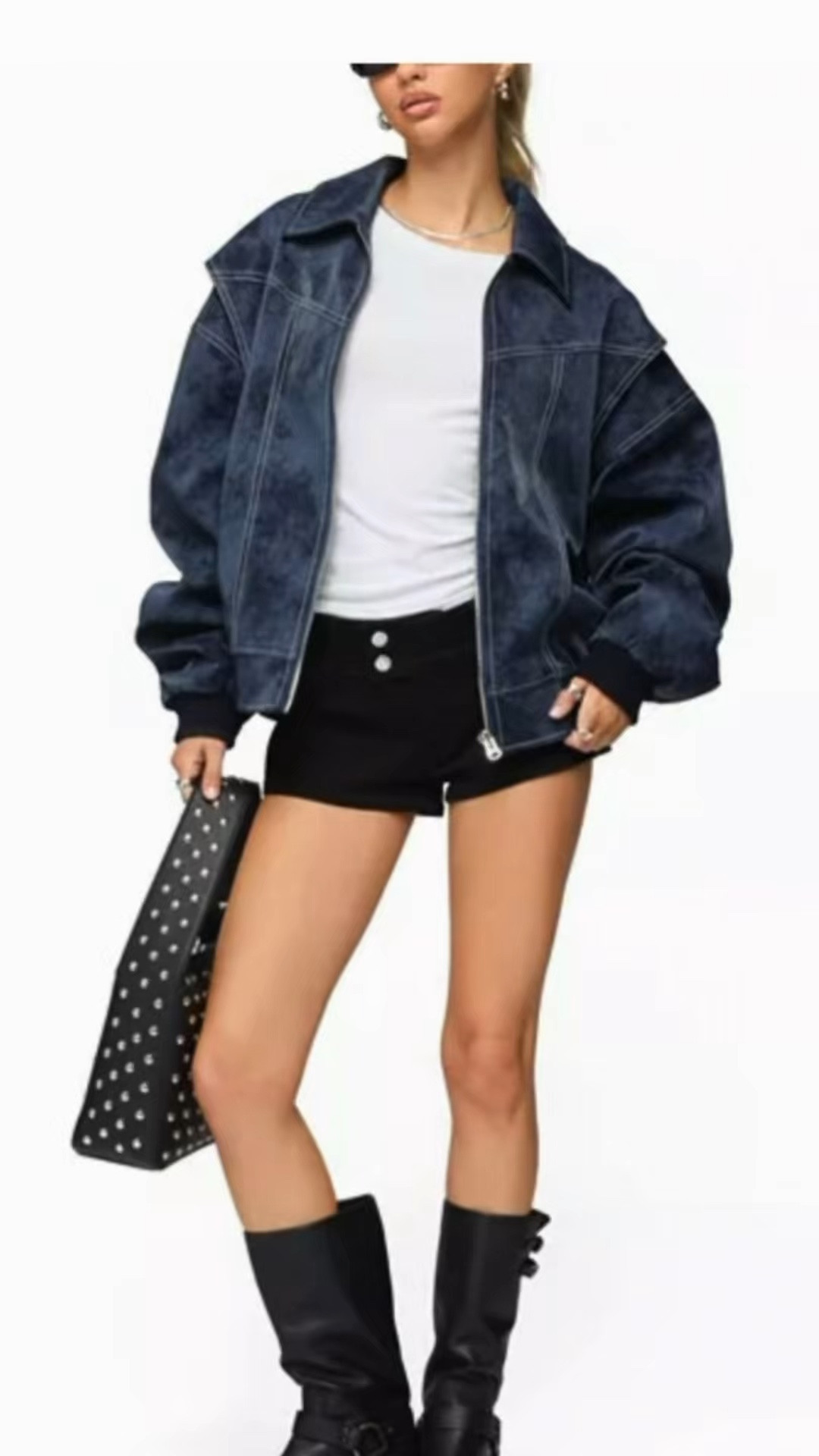 Oversized Bomber Jacket

Fits small, order one size up
Model Measurements: Navy: S / 5'6 

🔗https://bit.ly/RBHOUSEWIFE

#LTKootd #LTKSeasonal