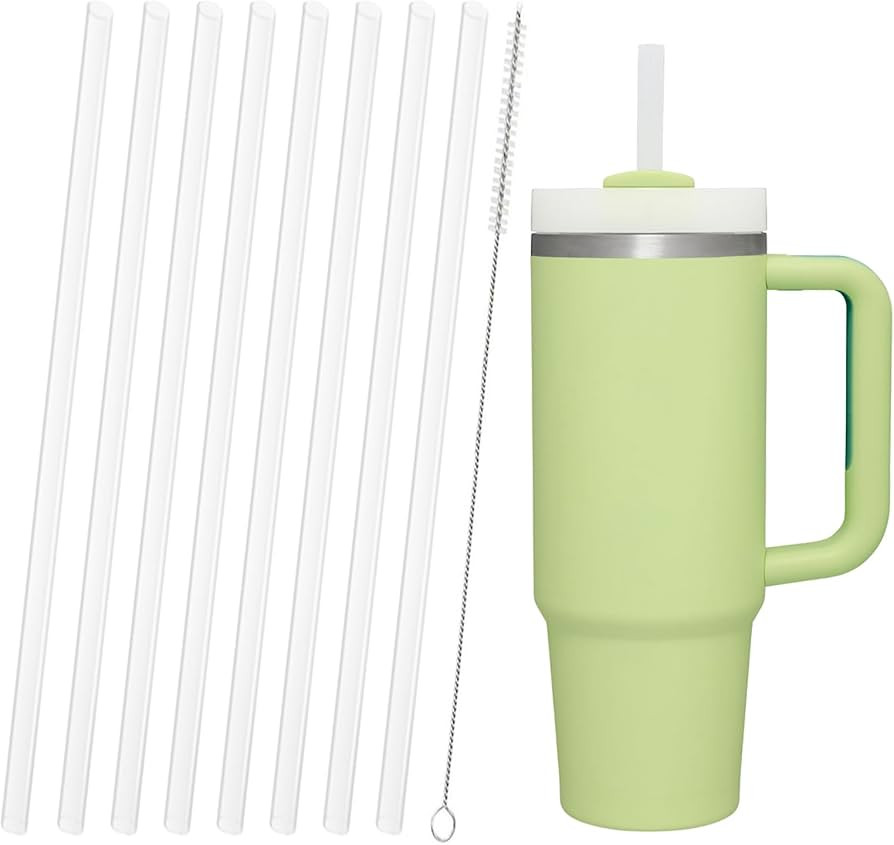 Replacement Straw for Stanley 40 oz 30 oz Cup Tumbler, 8 Pack Reusable Straws for Stanley 40 oz a... | Amazon (US)