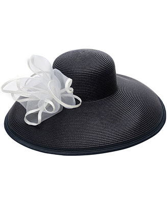 Extra Wide Brim Crinoline Hat | Macy's