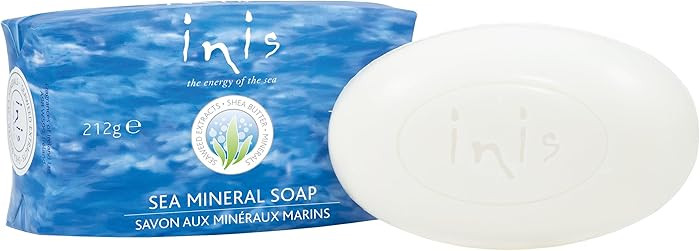 Inis the Energy of the Sea Large Sea Mineral Soap - Triple-Milled Soap Bar - With Sea Minerals, S... | Amazon (US)