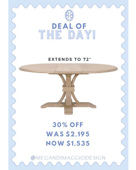 Love the color and pedestal base of this extension dining table!! 😍 Now on sale for 30% OFF & goes up to 72 inches 

#LTKhome #LTKfamily #LTKsalealert
