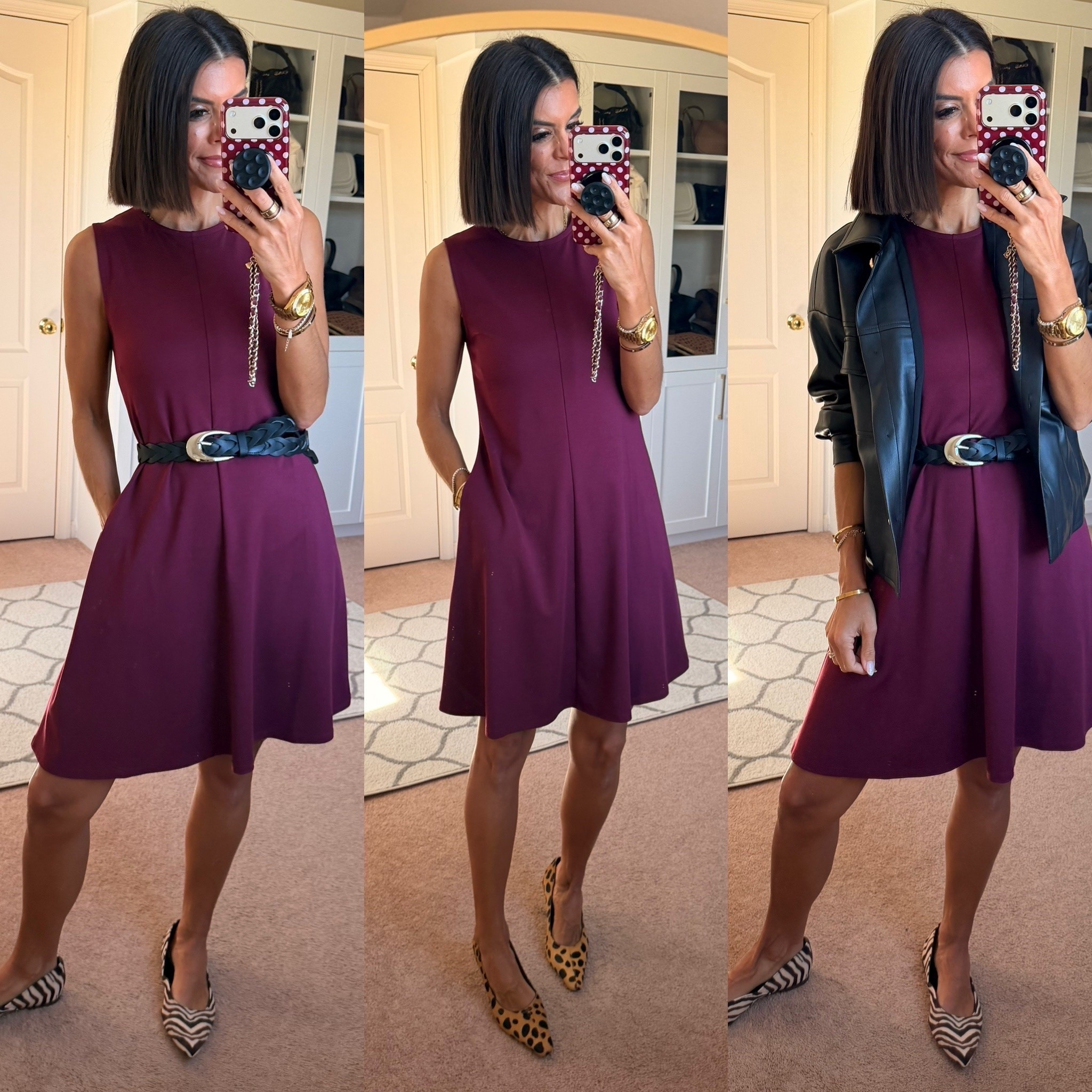 Love this $12 Walmart dress! Size xs 
Size small on Amazon jacket