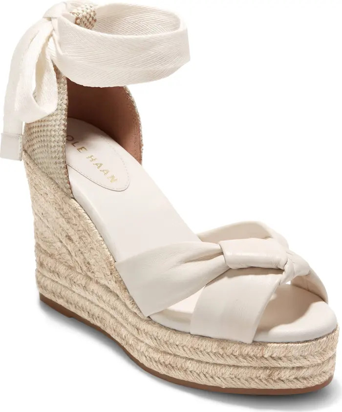 Cole Haan Cloudfeel Hampton Ankle Tie Espadrille Wedge Sandal (Women) | Nordstrom | Nordstrom