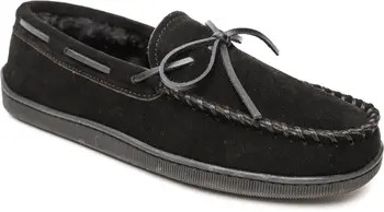 Minnetonka Faux Shearling Lined Driving Shoe (Men) | Nordstrom | Nordstrom