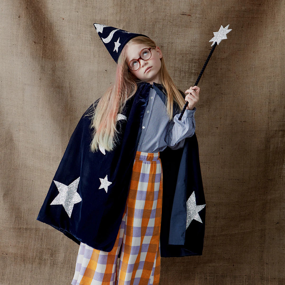 Blue Velvet Wizard Costume | Meri Meri