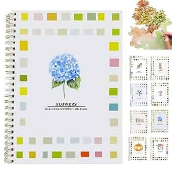 Watercolor Workbooks Coloring Book Beginner Friendly Painting Kit Easy Nature Scenes Paint Set Ar... | Amazon (US)
