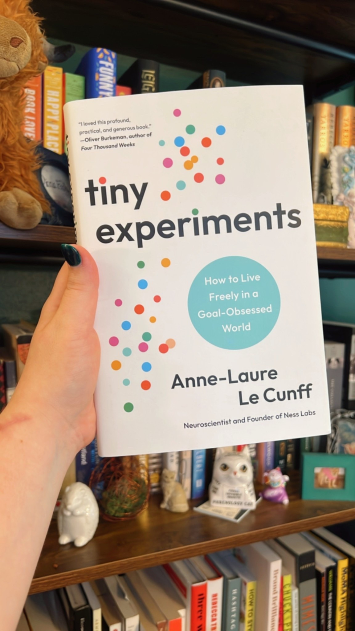 Exciting new read about goals ✨ Anne-Laure Le Cunff’s Tiny Experiments: How to Live Freely in a Goal-Obsessed World

#LTKHome #LTKU #LTKFamily
