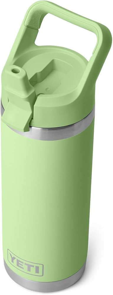 YETI Rambler 18 oz Bottle, Vacuum Insulated, Stainless Steel with Straw Cap | Amazon (US)