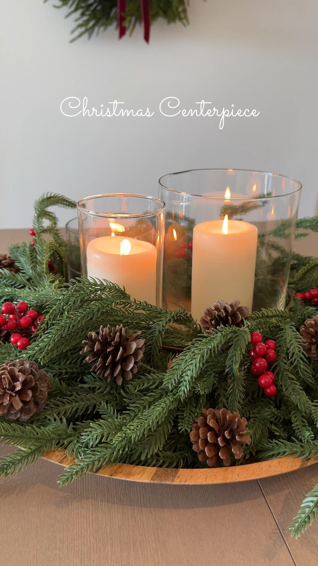 A simple Christmas centerpiece 🌲✨

#LTKHoliday #LTKSeasonal #LTKHome