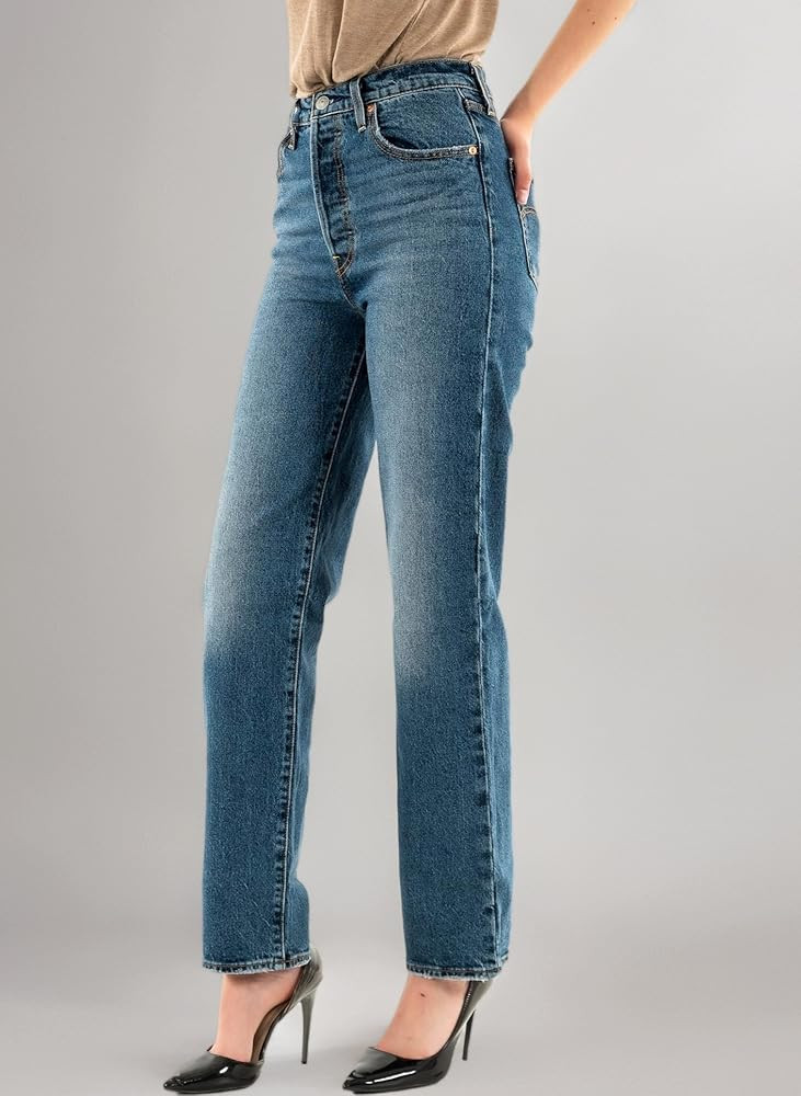 Levi's Ribcage Straight Ankle Jeans Women | Amazon (FR)