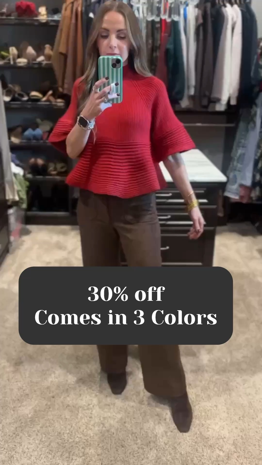 @Anthropologie top is 30% off and comes in 3 colors!