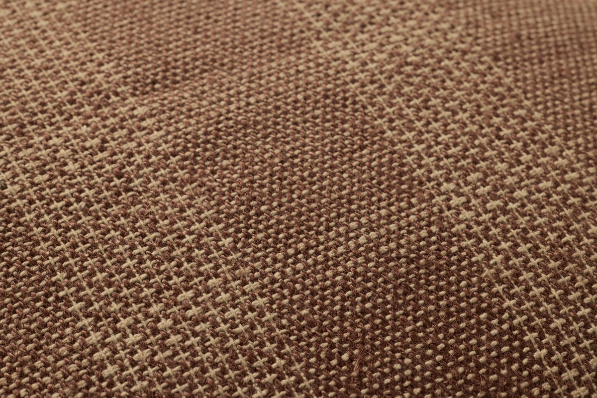 PLL-0132 Pillow Brown/Tan Cotton Plaid | Rugs Direct