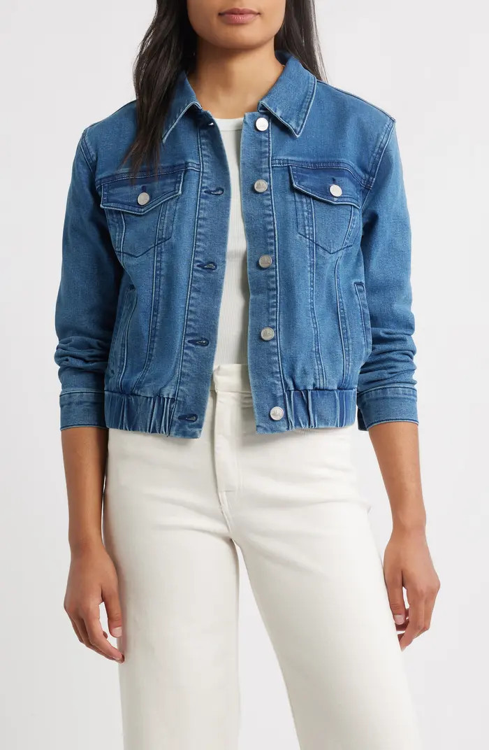 CITY BLUES Denim Bomber Jacket | Nordstrom | Nordstrom