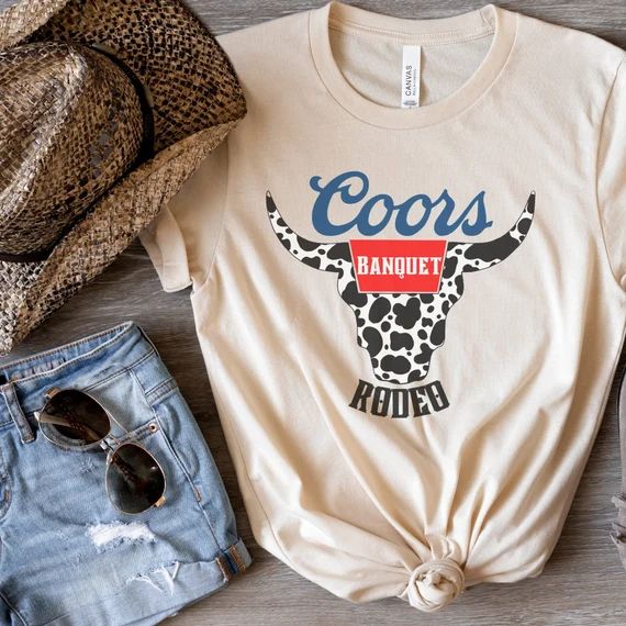 Coors Rodeo Shirt Coors Banquet Beer Shirt Coors Light | Etsy | Etsy (US)