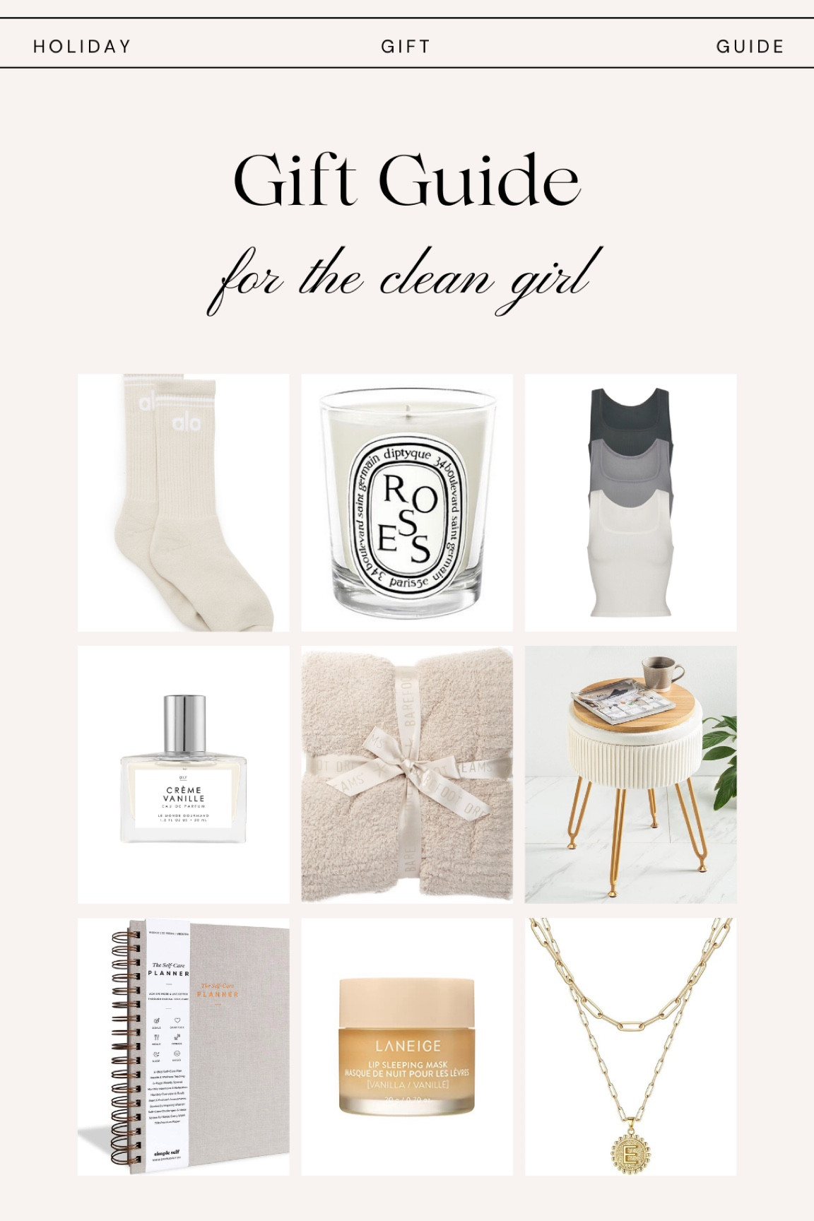 A very neutral clean aesthetic gift guide for her 🤍

#LTKGiftGuide