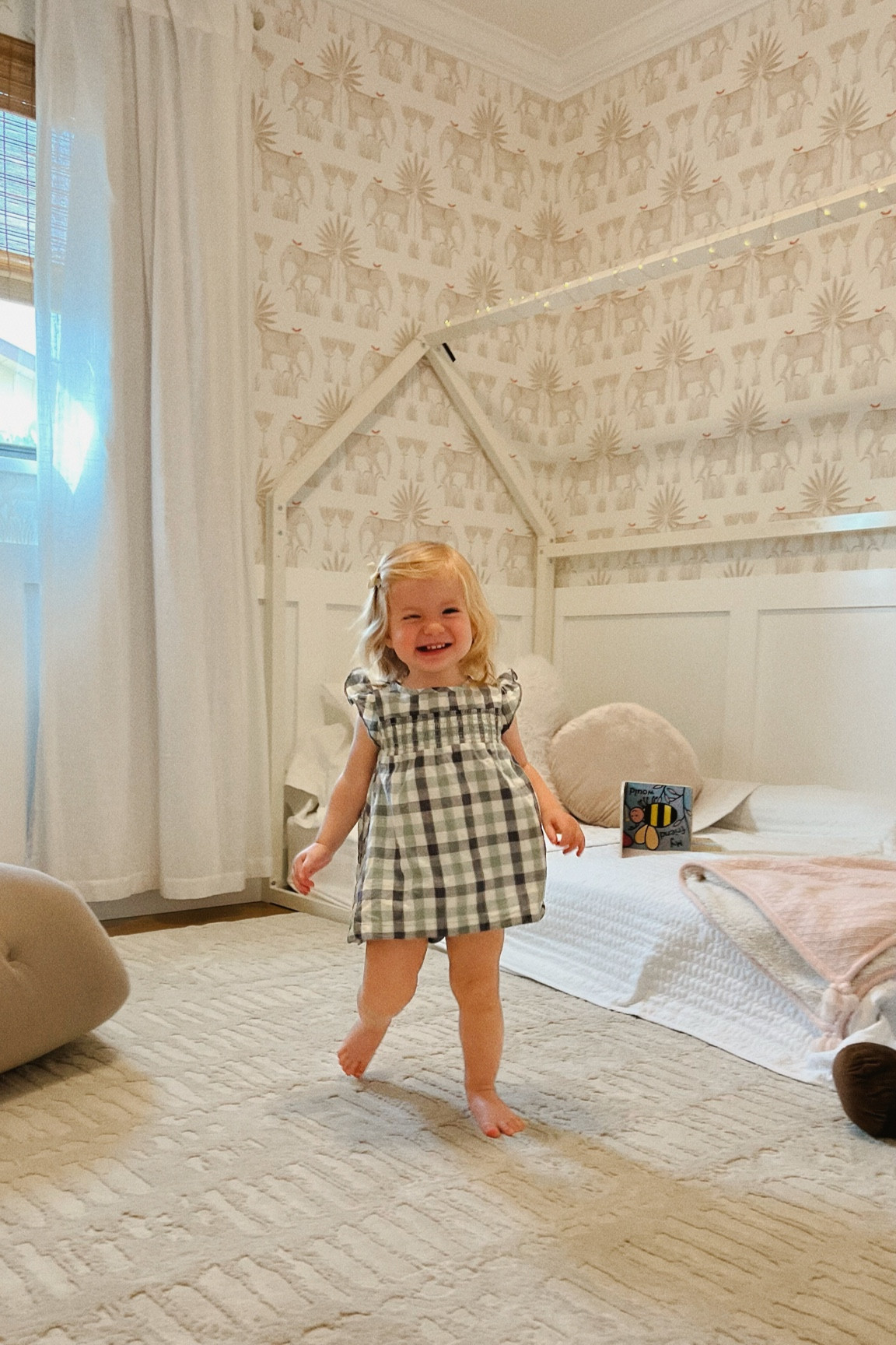 Adore this Serena and Lily wall paper!! We were going for a neutral pink “soft” safari look for Naomi’s nursery and this wallpaper was a must!

#LTKbaby #LTKkids #LTKhome