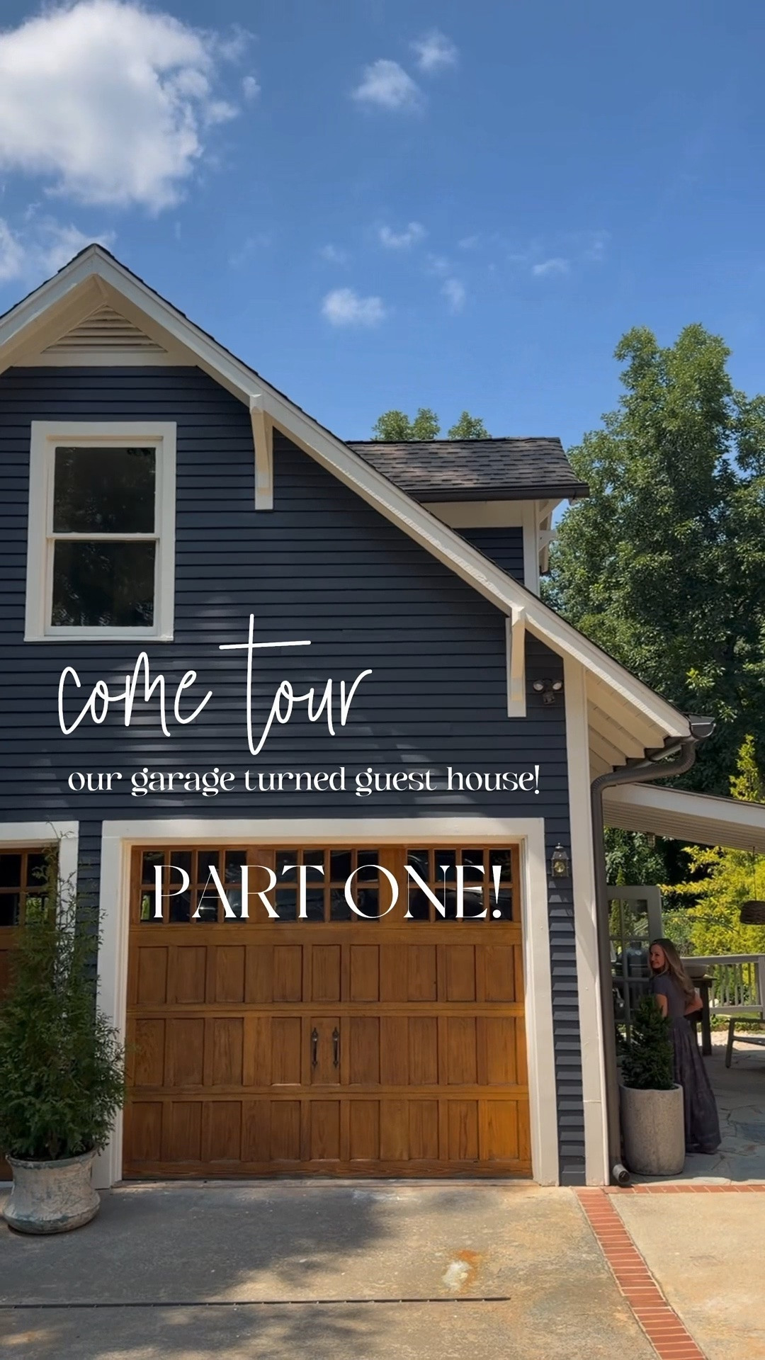 Our Garage Turned Guest House 💚 
Living Room Color- Heather Gray {Benjamin Moore} Bedroom Color- Oyster Bay (Sherwin Williams} Garage Door- Mix of Brinjal {Farrow and Ball} and Cordovan (Sherwin Williams}
Sofa Cover- Bemz

#LTKHome #LTKdayinmylife #LTKgrwm