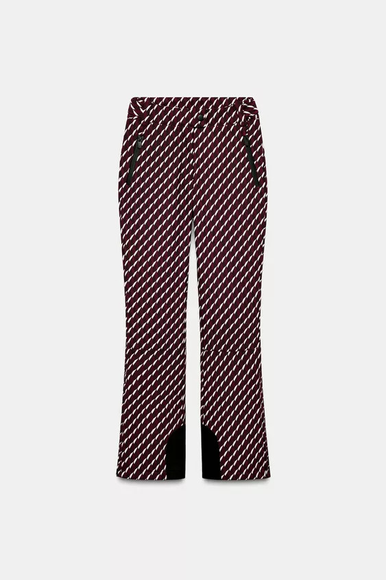 FLARE WATER-RESISTANT WINDPROOF RECCO® TECHNOLOGY SKI COLLECTION TROUSERS | Zara UK