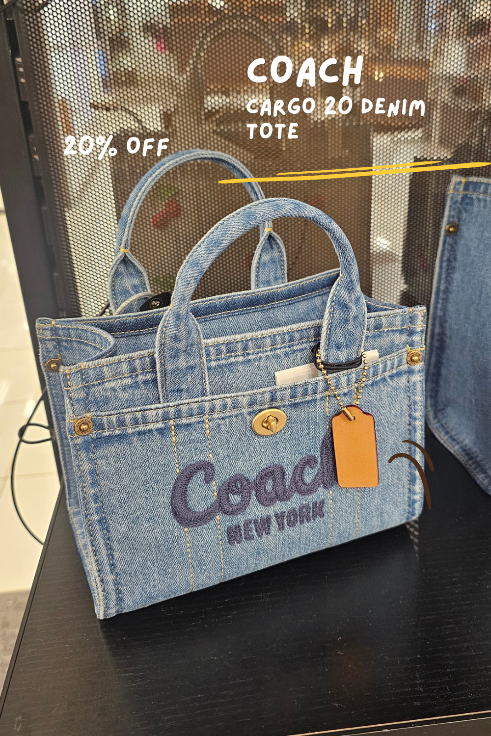 Coach Cargo Denim 20 – Pre-Order Now + Earn $20 Star Money per $100 💙

Pre-order alert 💙 The Coach Cargo Denim 20 is now available at Macy’s — and you can earn $20 Star Money for every $100 you spend.

This denim version of the popular Cargo Tote is perfect for casual everyday style, combining a trendy look with practical design. Lightweight, versatile, and easy to style with any outfit, it’s one of the most wearable Coach bags right now. 

 #LTKstyletip #LTKbag #LTKgiftguide