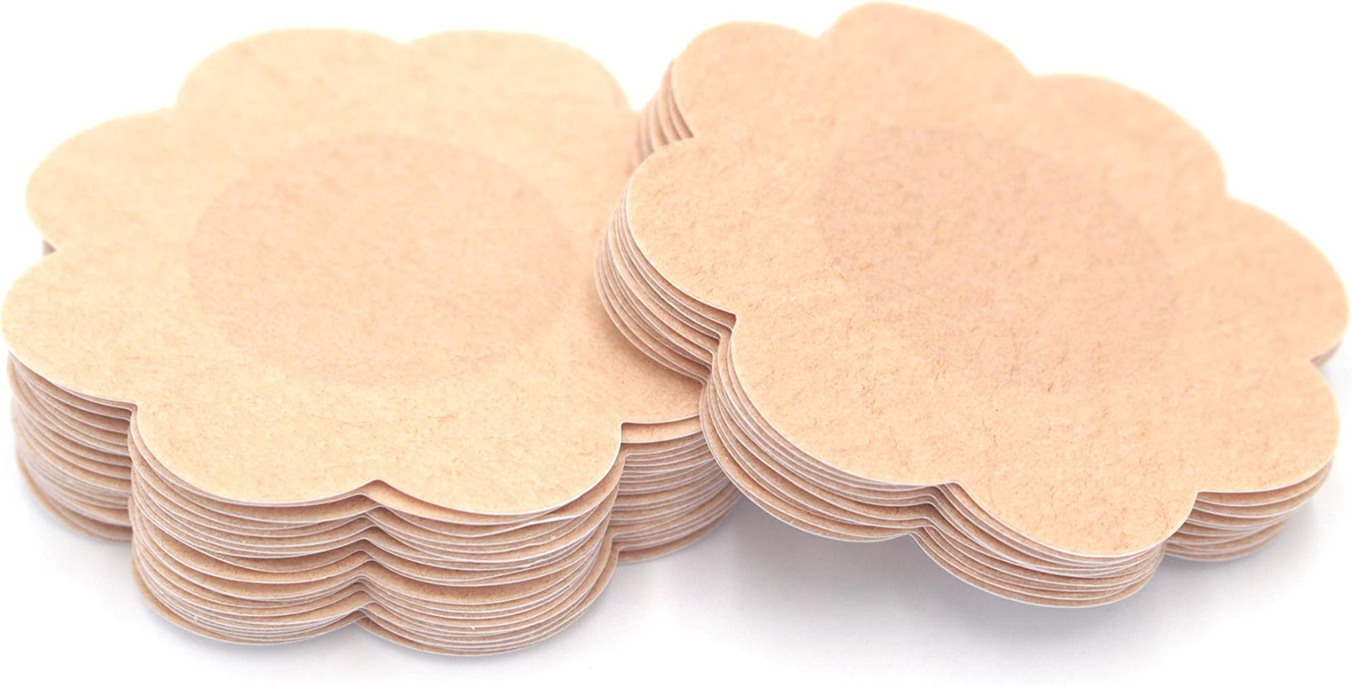 40 Pieces Breast Covers Nipple Cover Pasties, Disposable Nipple Covers, Bra Pad, Self-Adhesive No... | Amazon (US)