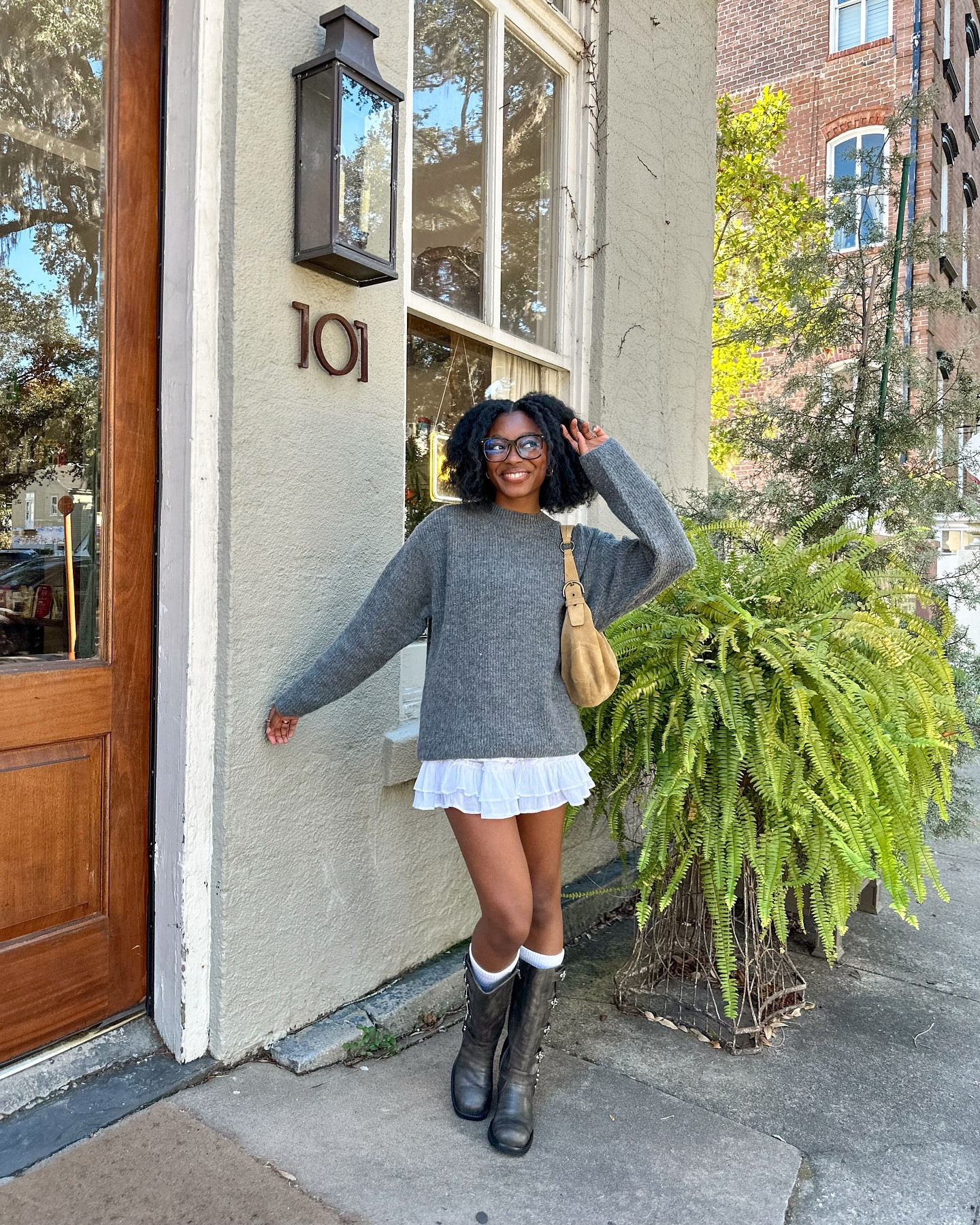 Boots and skirts: the dynamic duo I didn’t know I needed 👢🤍 

#motoboots #skirtandboots #winteroutfitinspo #winteroutfit #skirtandboot #motoboot #bootinspo #bootoutfit

#LTKSeasonal #LTKStyleTip #LTKShoeCrush