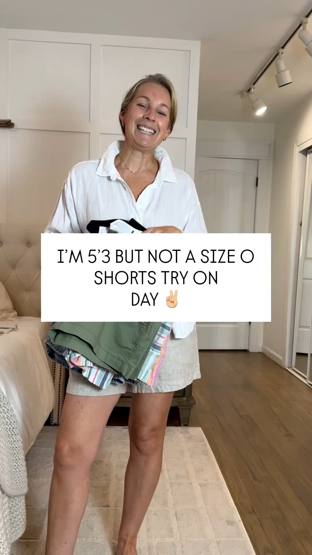 Day 2 of some summer staple shorts! 
Versatile, COMFY and effortless. 
In order of appearance (linked that way also)
Linen M
Green 8
Striped M
White/Black 8 runs slightly large. Could size down. 
Denim 30 size up 1 
All regular; if there are petite options.

#LTKPetite #LTKMidsize #LTKootd