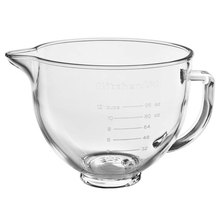 KitchenAid®Stand Mixer Clear Glass Bowl Attachment, 5-Qt. | Williams-Sonoma