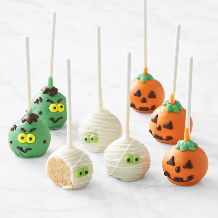 Halloween Cake Pops, Set of 8 | Williams-Sonoma