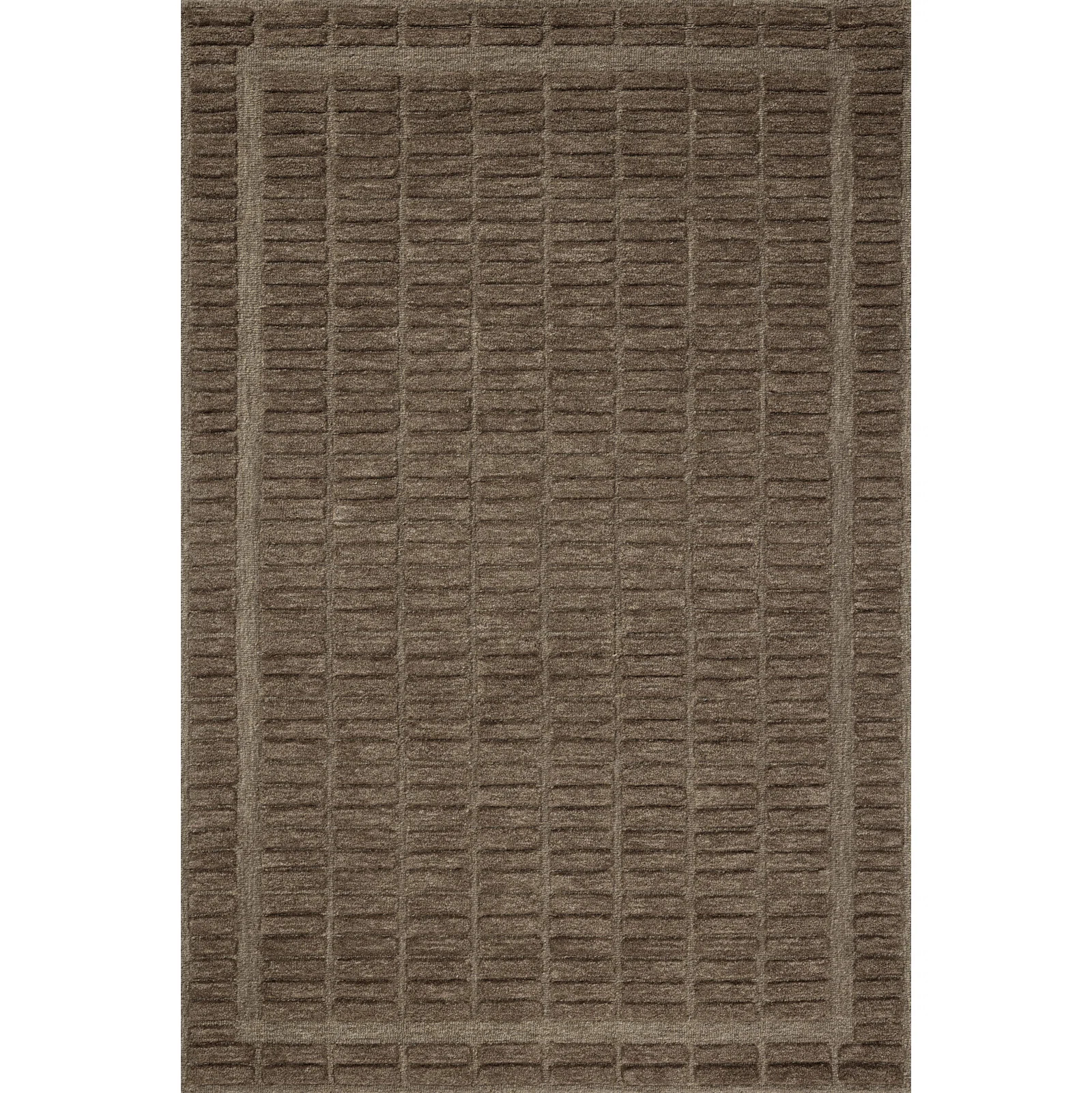 Chris Loves Julia x Loloi Bradley Cocoa / Cocoa Area Rug | Wayfair North America