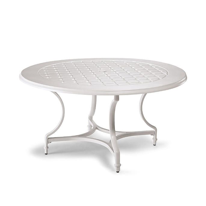 Grayson 60' Round Dining Table in White Finish | Frontgate | Frontgate