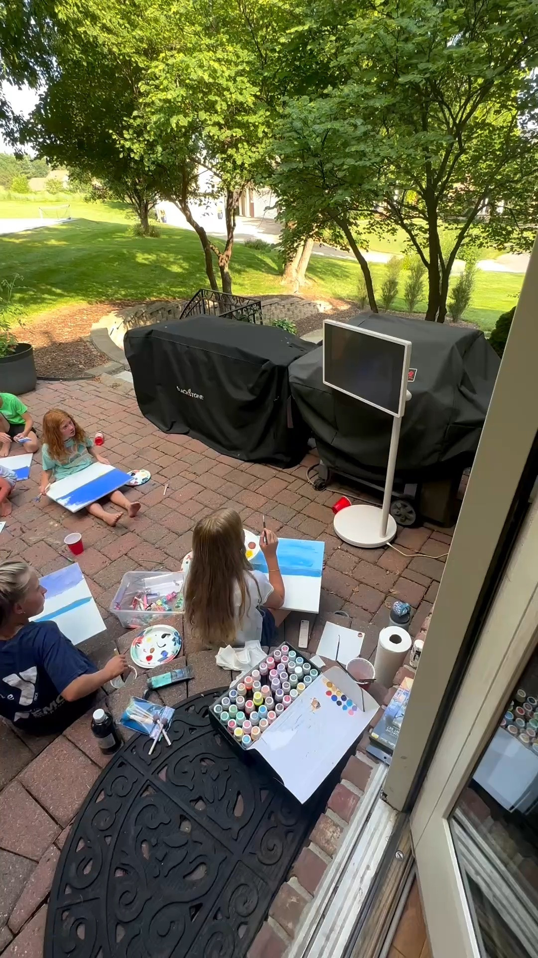Portable tv, perfect for outdoor Bob Ross painting! Or for sick kids to relegate them to their rooms to not spread the sickness…

#LTKmomlife #LTKHome #LTKKids